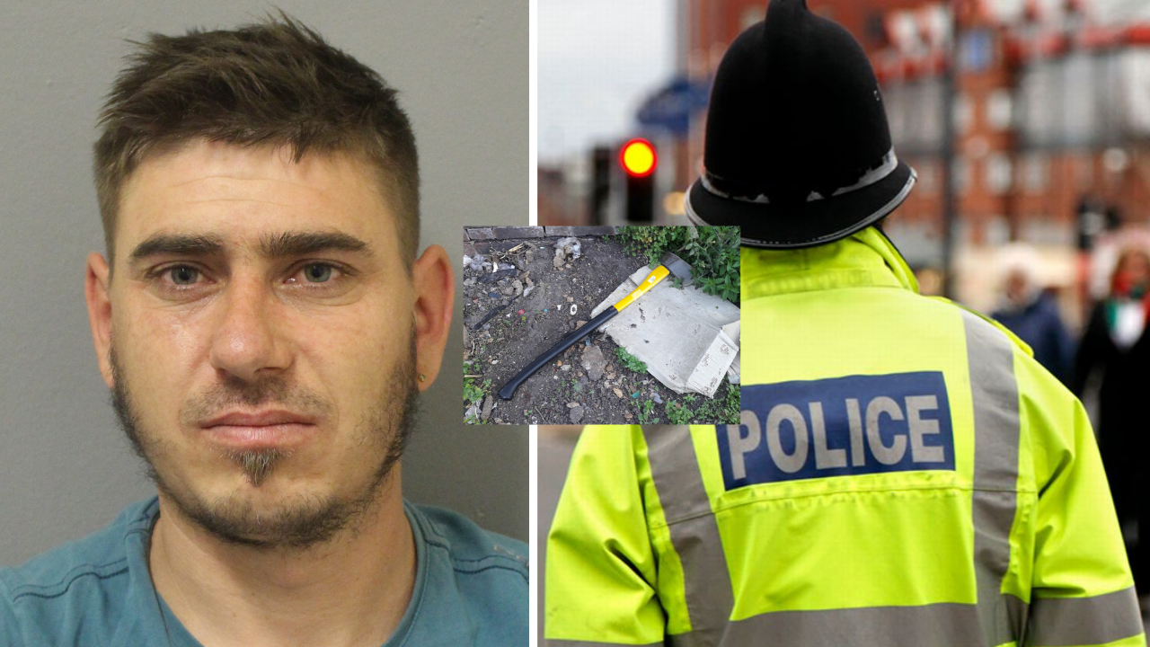 Man jailed for seven years after attacking Police Officers with an axe ...