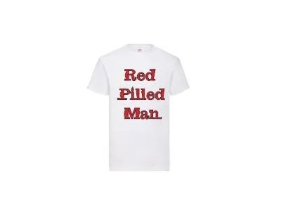 Printed T-shirt Red Pilled Man