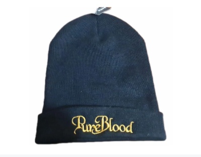 Embroidered beanie hat PURE BLOOD