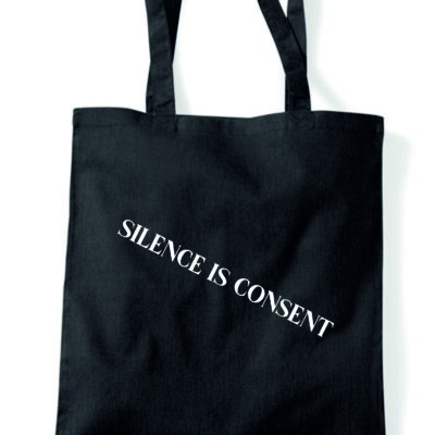 100% Cotton Printed Bag SILENCE IS CONSENT